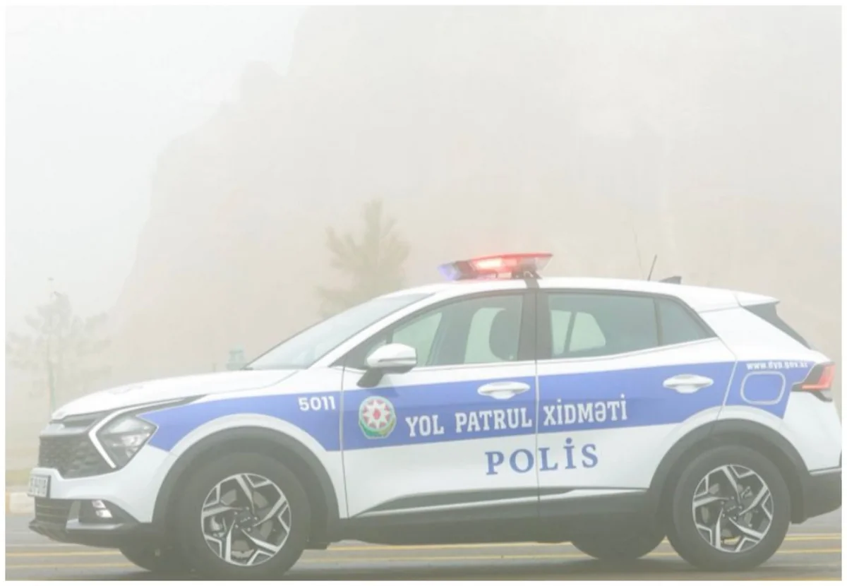 DYP dumanlı hava ilə bağlı sürücülərə xəbərdarlıq edib