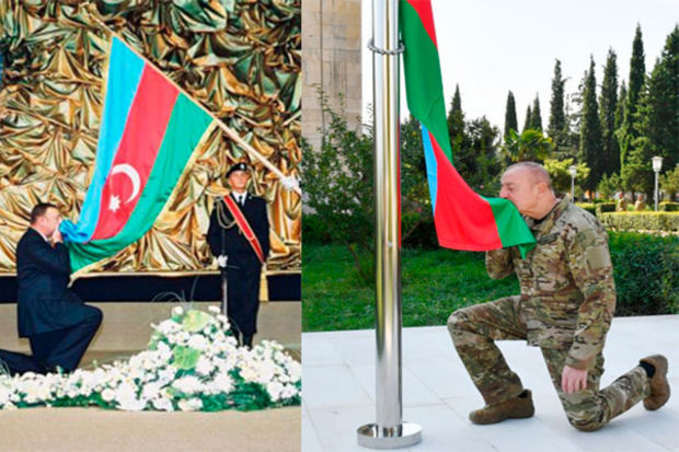 “Dövlətçiliyimizin təməlindəki 100 illik mina - Dağlıq Qarabağ problemi birdəfəlik həll edildi” – ŞƏRH + FOTO