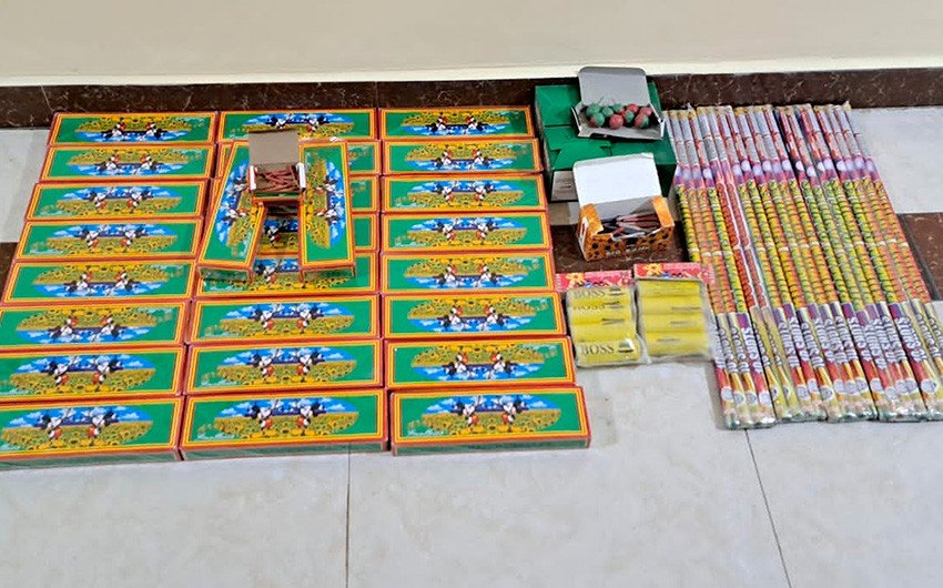 Goranboyda pirotexniki vasitə satan şəxslər ƏLƏ KEÇİB