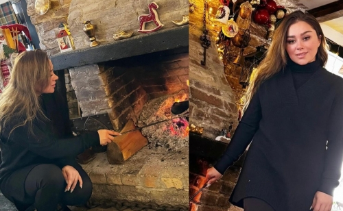 Müğənni Xatirə İslam Yeni ili Gürcüstanda qarşılayıb.