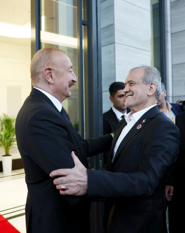 Bişkekdə Azərbaycan və İran prezidentlərinin görüşü olub - FOTO