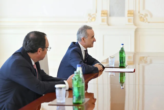 İlham Əliyev ATƏT Parlament Assambleyasının prezidentini qəbul edib - FOTO