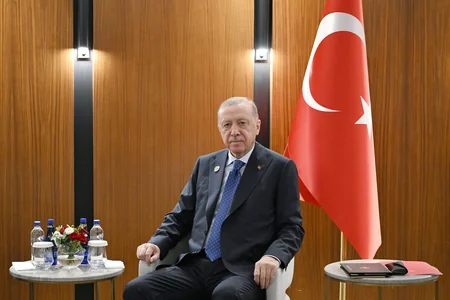İlham Əliyevin Bişkekdə Rəcəb Tayyib Ərdoğanla görüşü olub - FOTO