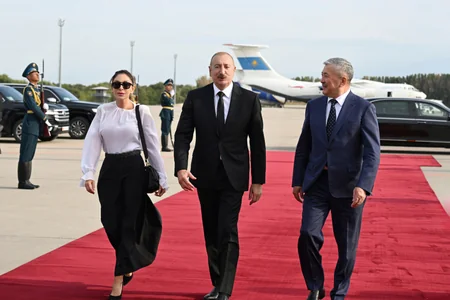 Prezident İlham Əliyevin Qırğızıstana işgüzar səfəri başa çatıb - FOTO