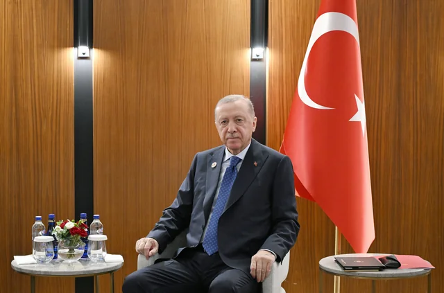 İlham Əliyevin Bişkekdə Rəcəb Tayyib Ərdoğanla görüşü olub - FOTO