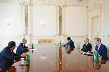 İlham Əliyev ATƏT Parlament Assambleyasının prezidentini qəbul edib - FOTO