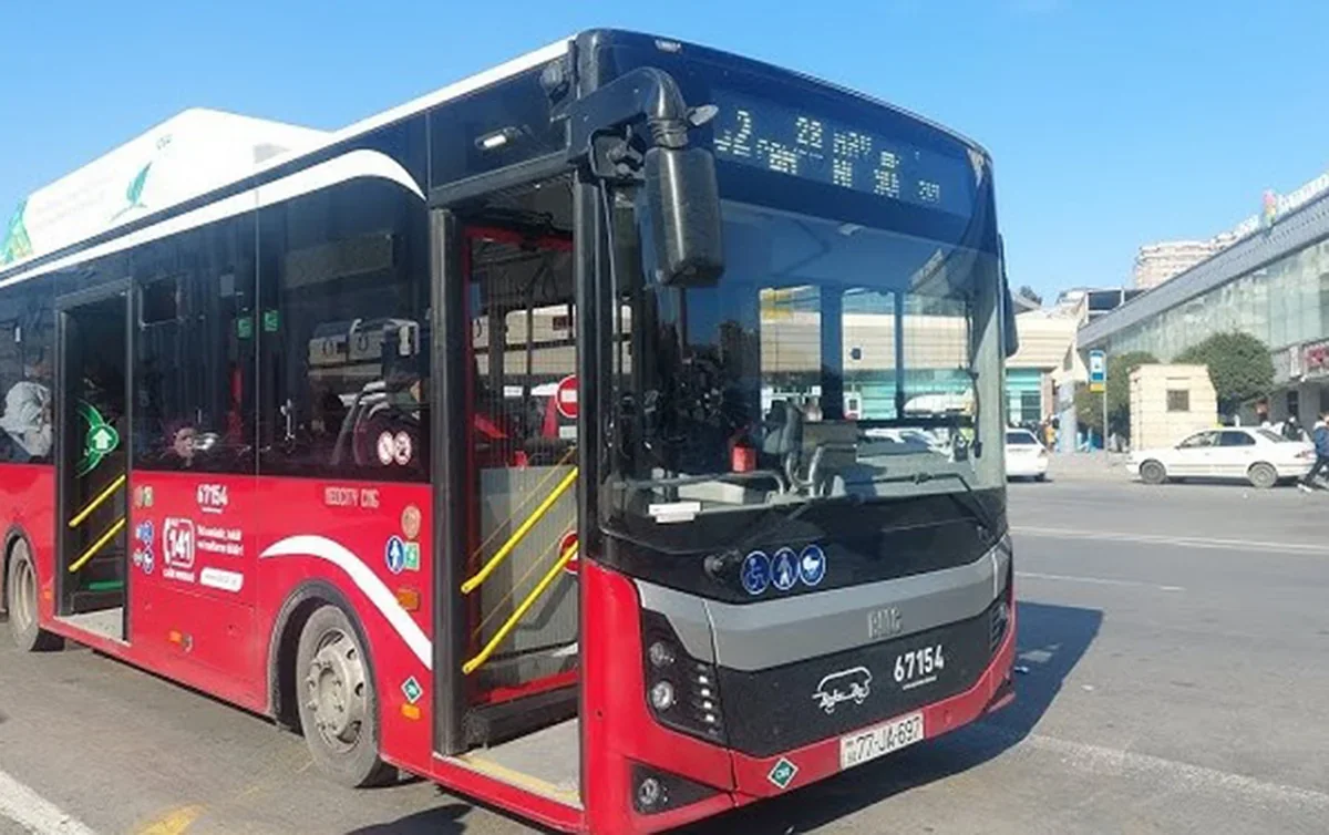 Bakıda bir marşrutun hərəkət sxemi dəyişdirildi