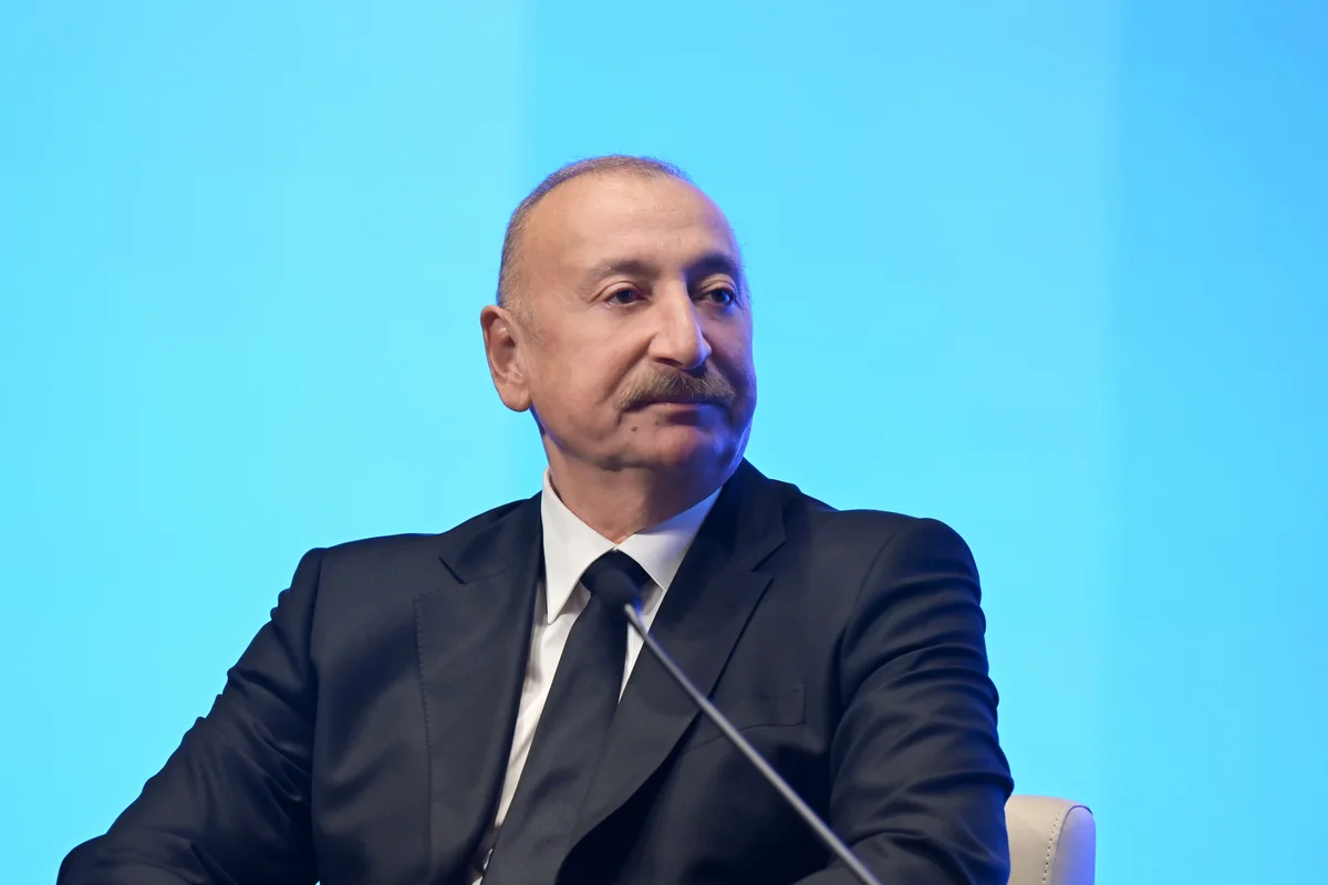 İlham Əliyev VII Ümumdünya Mədəniyyətlərarası Dialoq Forumunun açılış mərasimdə iştirak edir