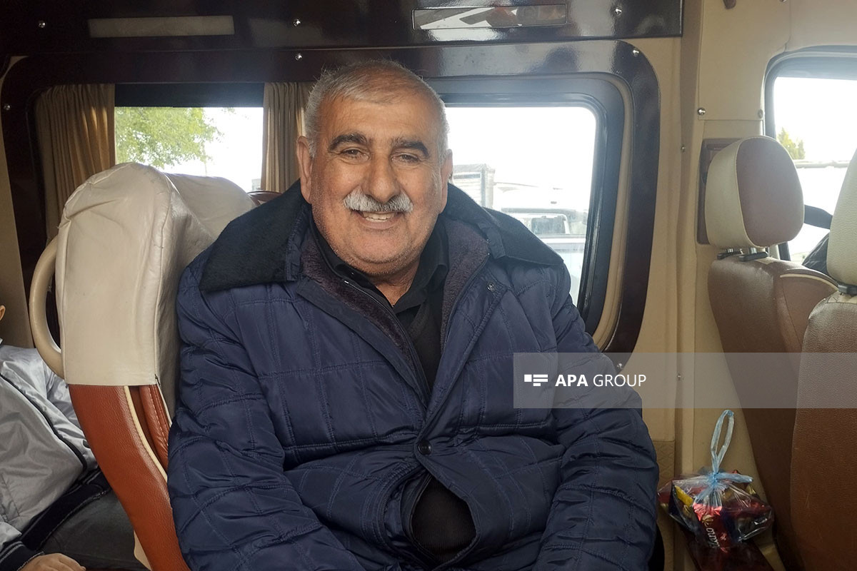 Ağdərənin Həsənriz kəndinə növbəti köç karvanı yola salınıb - FOTO