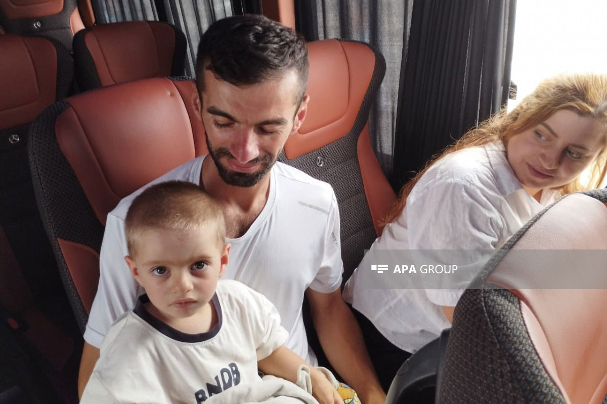 Ağdərənin Kolatağ kəndinə ilk köç karvanı yola salınıb - FOTO