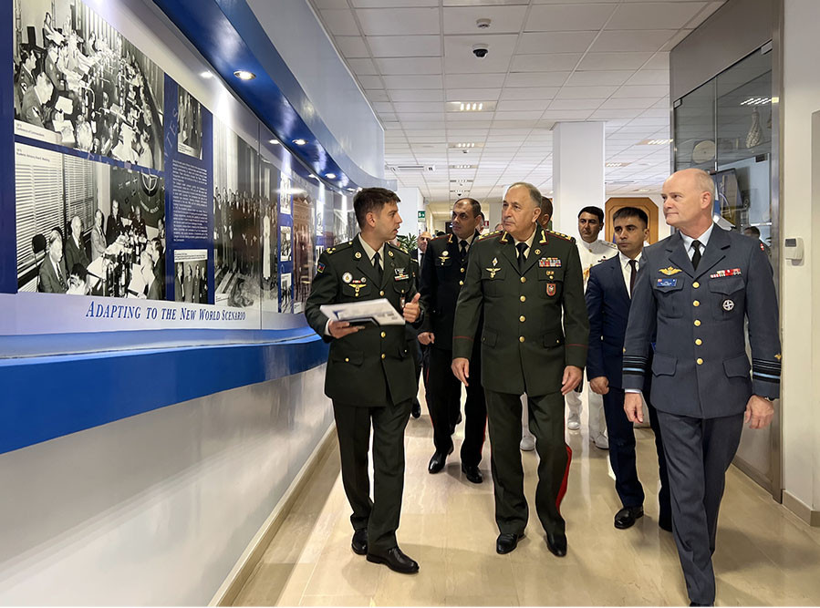 Azərbaycan Ordusunun Baş Qərargah rəisi Romada NATO Müdafiə Kollecində olub