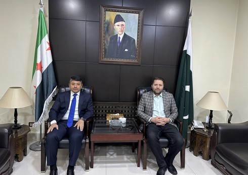 Azərbaycan və Pakistanın Suriyadakı müvəqqəti işlər vəkilləri qarşılıqlı maraq doğuran məsələləri müzakirə ediblər