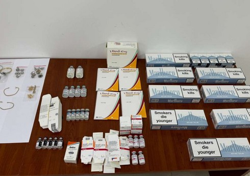 Azərbaycana qanunsuz dərman, siqaret və qızıl-zinət əşyalarının gətirilməsinin qarşısı alınıb