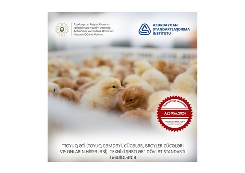 Azərbaycanda toyuq əti məhsullarına dair yeni dövlət standartı qəbul edilib