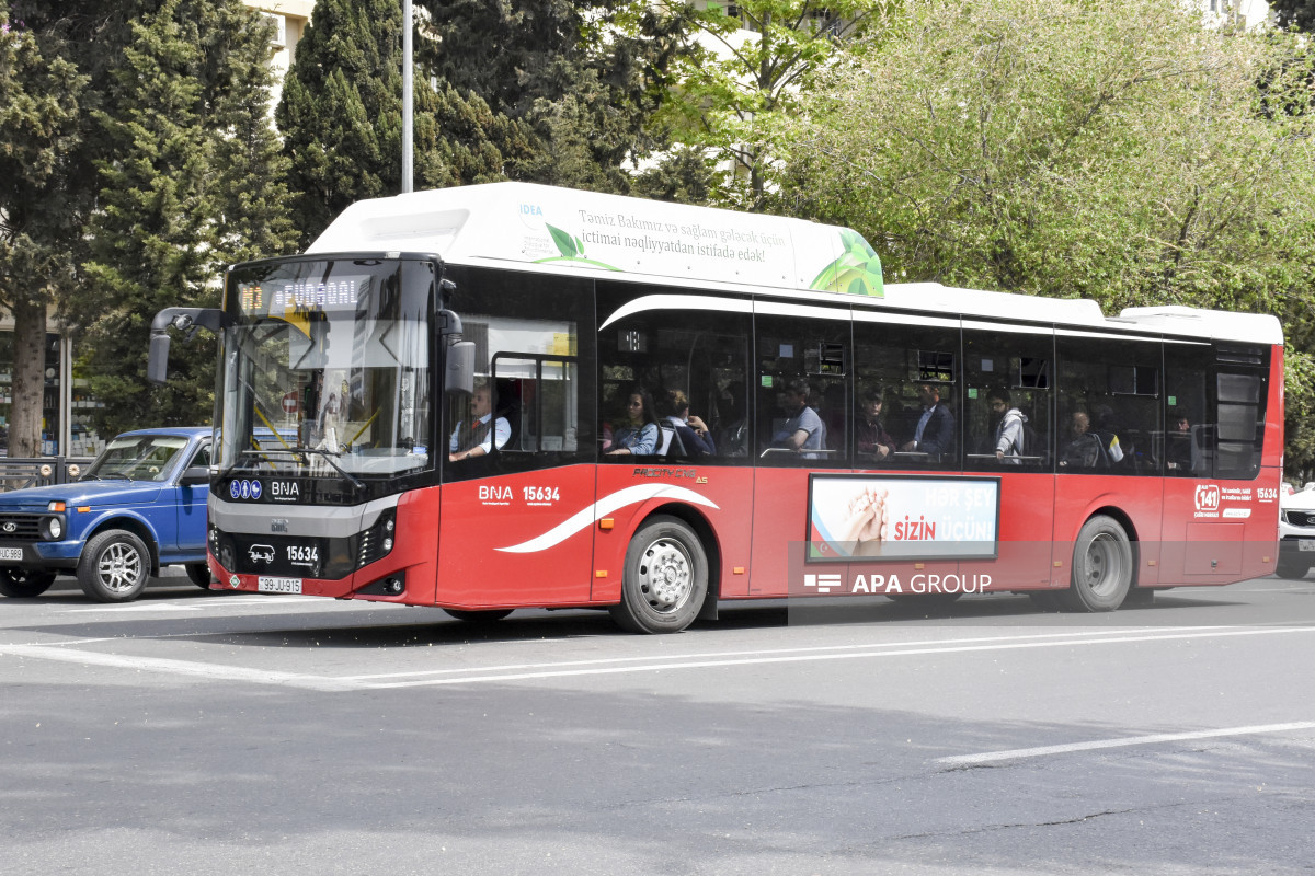 Bakıda 7 avtobusun hərəkət sxemi müvəqqəti dəyişdirilib