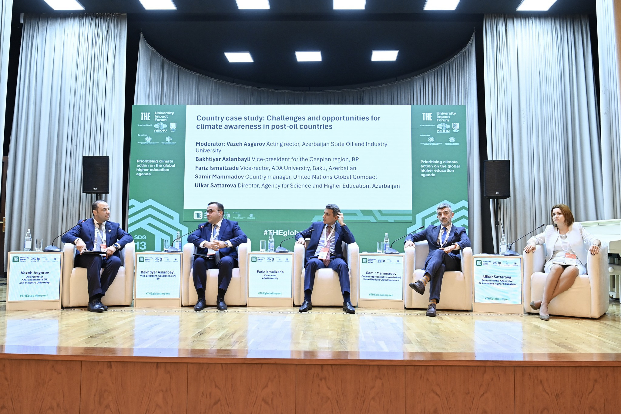Bakıda qlobal ali təhsil gündəliyində iqlim dəyişikliyinə dair beynəlxalq forum keçirilib - FOTO