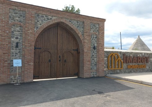 Diplomatlar Ağdamda "İmarət" Saray Kompleksində olublar