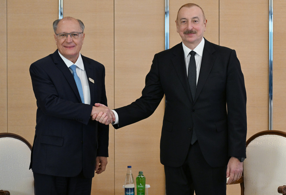 Dövlət başçısı İlham Əliyev Braziliyanın vitse-prezidenti ilə görüşüb - YENİLƏNİB