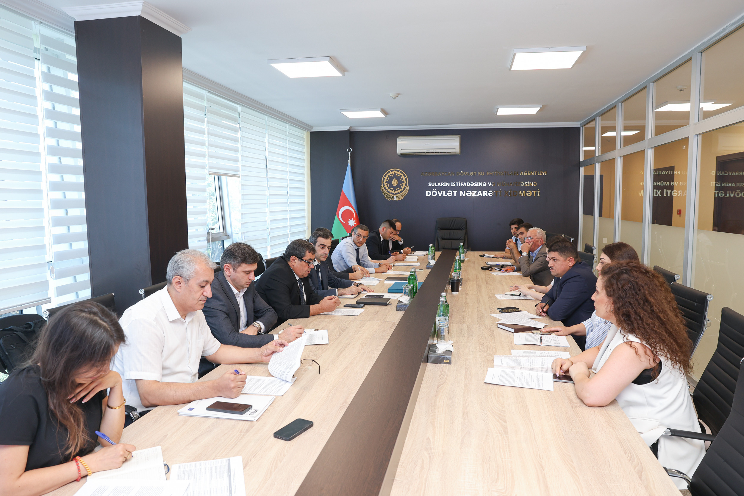 Dövlət su kadastrının yeni redaksiyada tərtib edilməsi məqsədilə müzakirələr aparılır