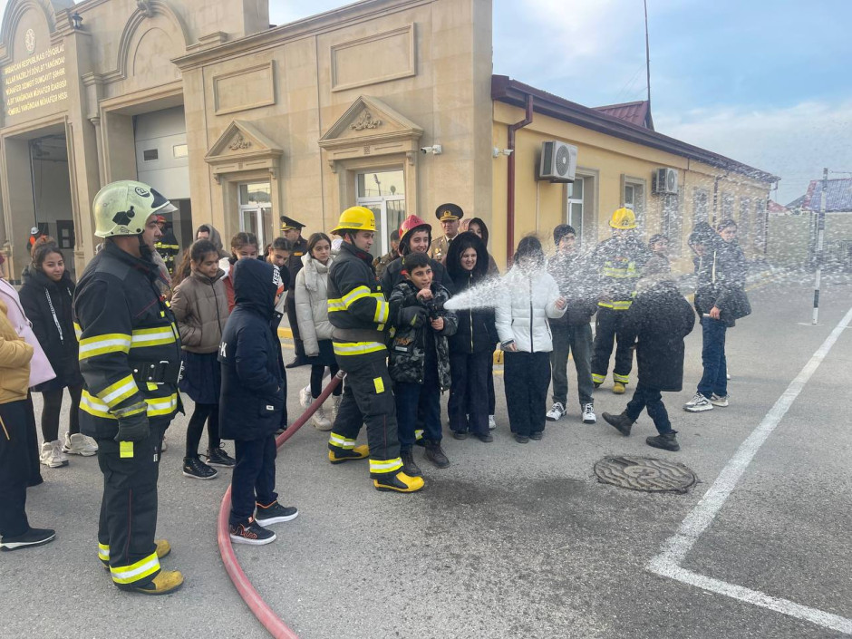 FHN-in Dövlət Yanğından Mühafizə Xidməti “açıq qapı günü” keçirib