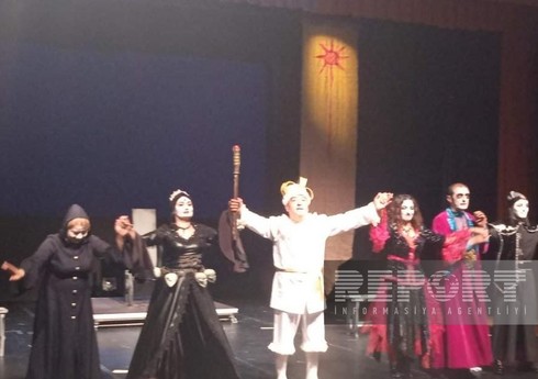 Gəncə Dövlət Milli Dram Teatrı Portuqaliyada tamaşa nümayiş etdirib