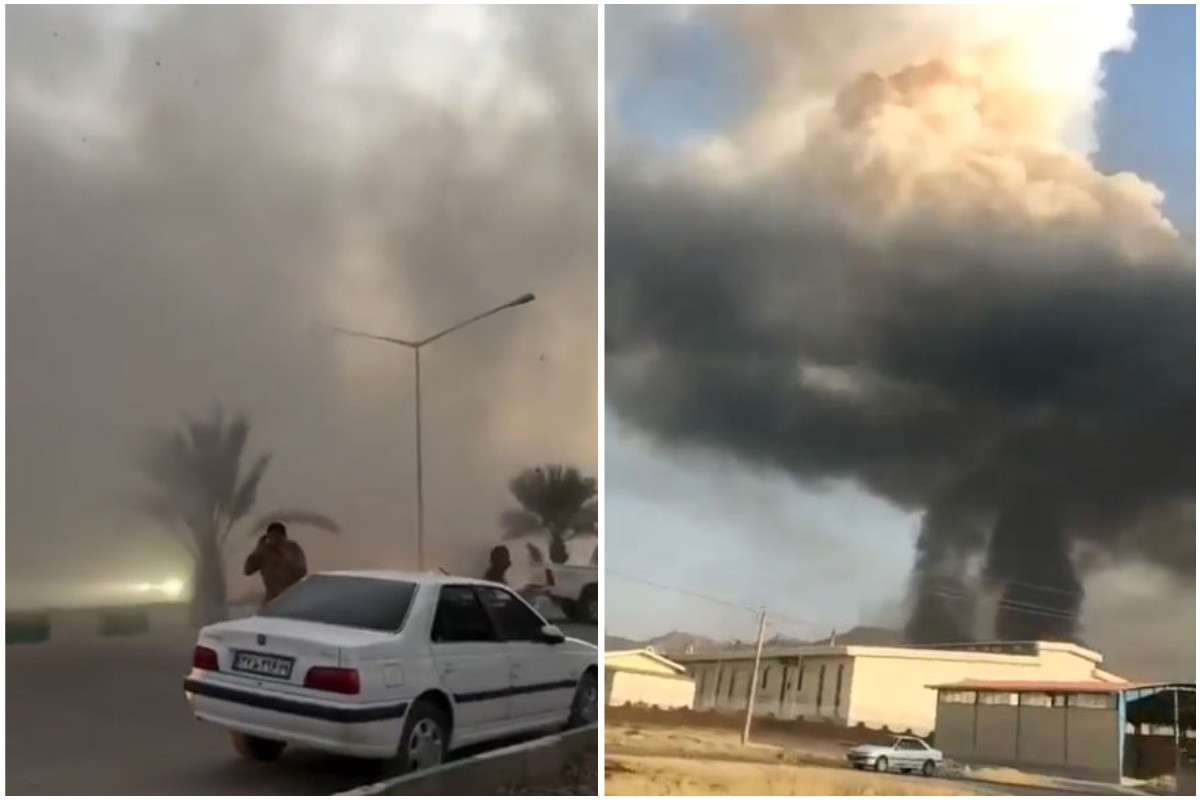 İsrail Şiraza zərbələr endirir - VİDEO