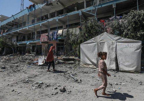 İsrail ordusu HƏMAS-ın UNRWA məktəbinin ərazisindəki obyektinə zərbə endirib