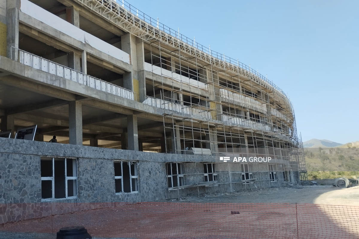 Kəlbəcərdə 528 şagird yerlik məktəb inşa olunur - FOTO