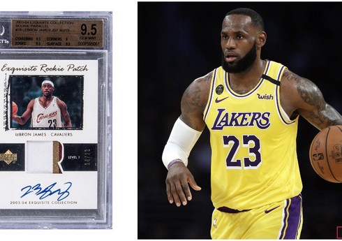 Lebron Ceymsin imzalı ticarət kartı hərracda 1 milyon dollara satılıb