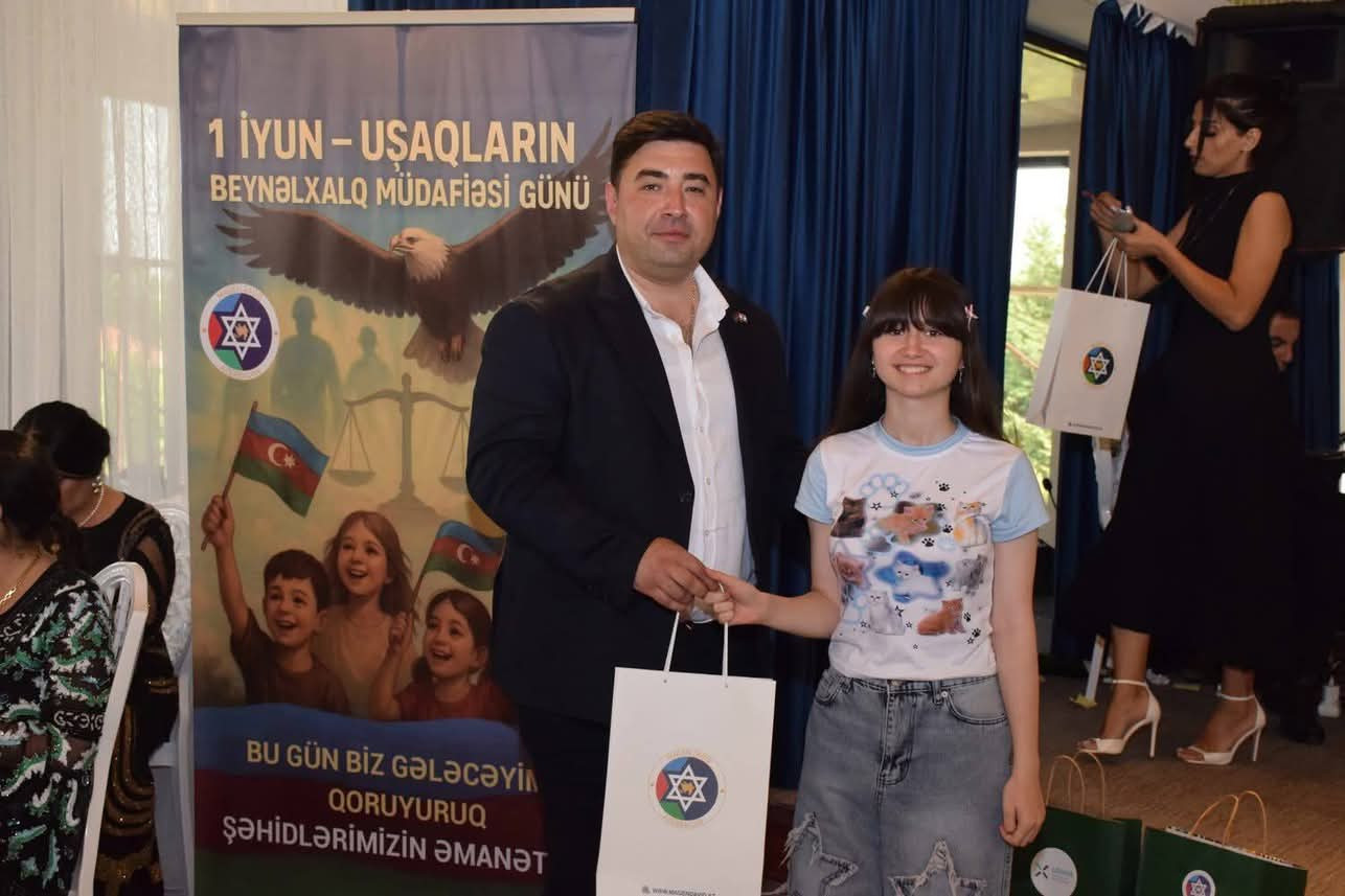 "Magen David Azerbaycan"ın təşkilatçılığı ilə şəhid övladları üçün Uşaqlar Gününə həsr edilmiş tədbir keçirilib - FOTO