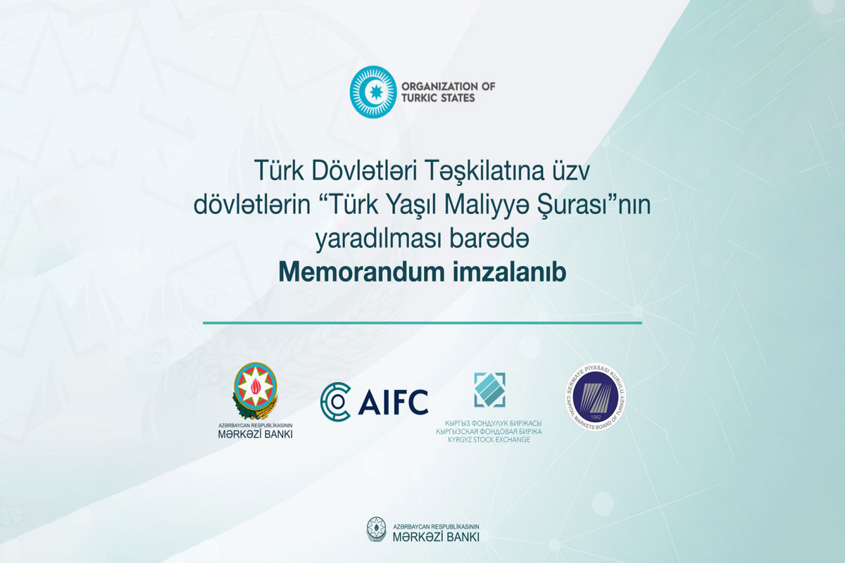 Mərkəzi Bank “Türk Yaşıl Maliyyə Şurası”na üzv olub