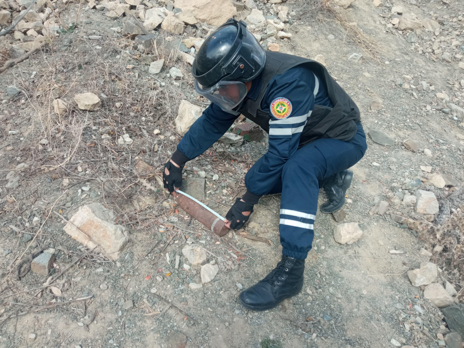 Ordubadda top mərmisi tapılıb - FOTO