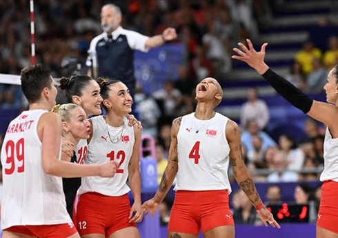 Paris-2024: Türkiyənin voleybol millisi bürünc medal yarışında məğlub olub