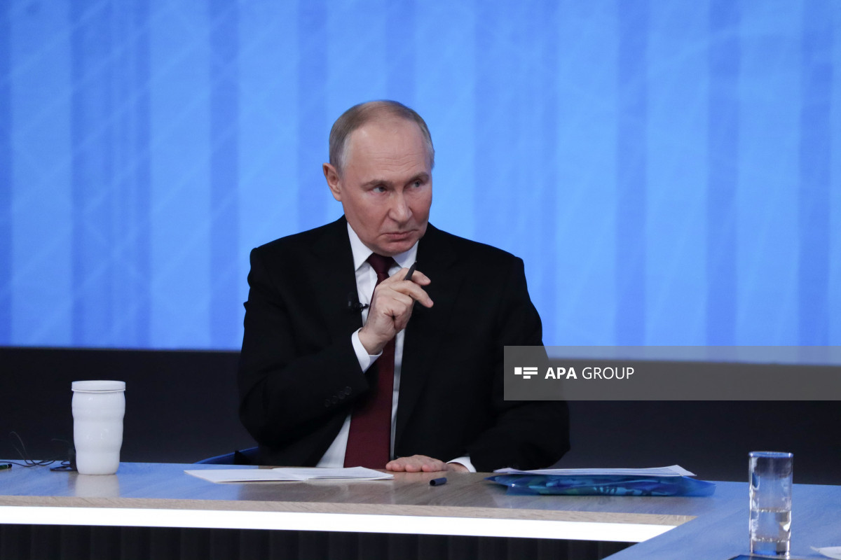 Putin: Ukraynadakı münaqişənin həll ilə bağlı şərtlər dəyişməz qalır