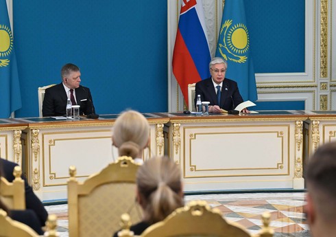 Qazaxıstan Prezidenti Slovakiya şirkətlərini Orta Dəhlizə qoşulmağa dəvət edib