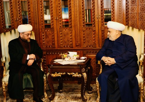 QMİ sədri Özbəkistan müftisi ilə əməkdaşlıq məsələlərini müzakirə edib