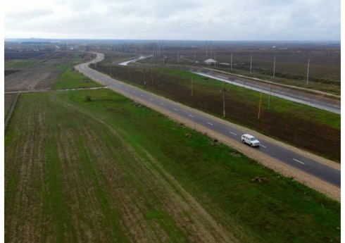 Qusarda 7 yaşayış məntəqəsini birləşdirən avtomobil yolu yenidən qurulub