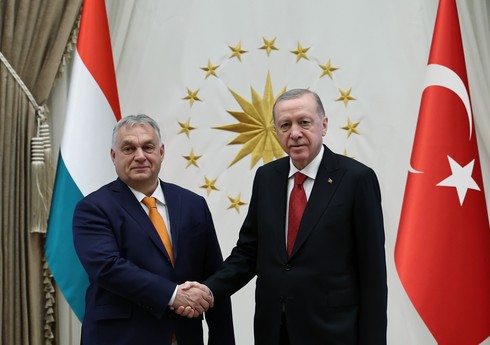Ərdoğan Viktor Orbanla görüşüb
