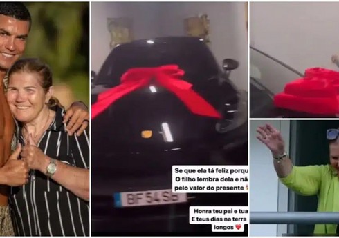 Ronaldu anasına doğum günündə avtomobil hədiyyə edib