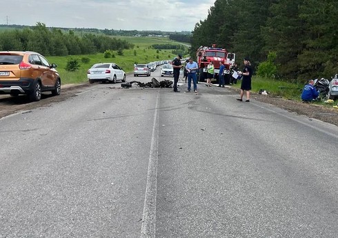 Rusiyada ağır yol qəzasında dörd nəfər ölüb