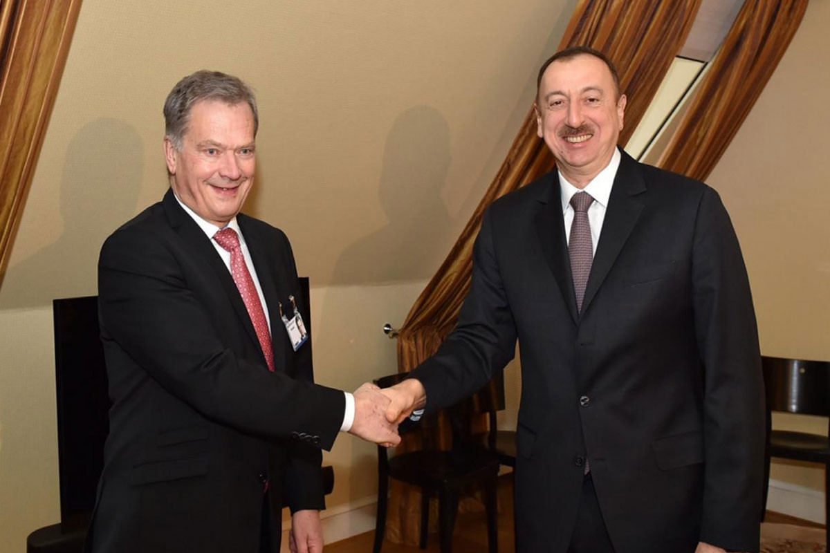 Sauli Niinistö Azərbaycan Prezidentinə təbrik məktubu ünvanlayıb