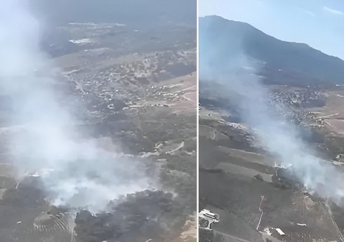 Türkiyədə meşə yanır, helikopter və təyyarələr cəlb olunub