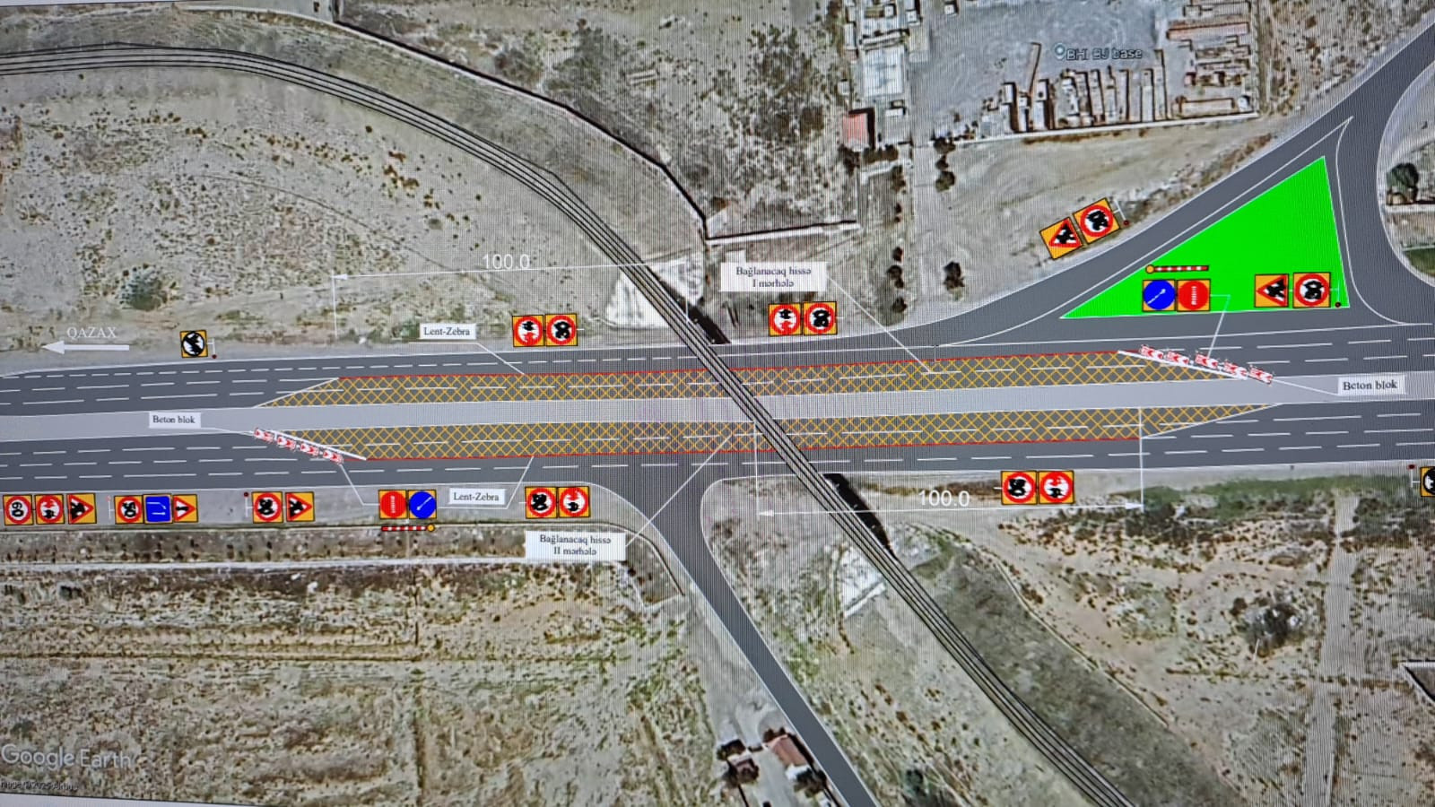 Yol polisi Bakı-Ələt-Qazax yolunda təmirlə bağlı sürücülərə xəbərdarlıq edib