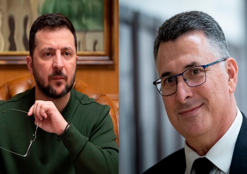 Zelenski Kiyevdə İsrail XİN başçısını qəbul edib