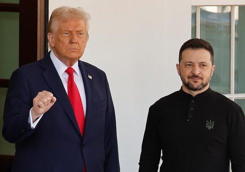 Zelenski Trampla müharibənin dayandırılmasını müzakirə edib